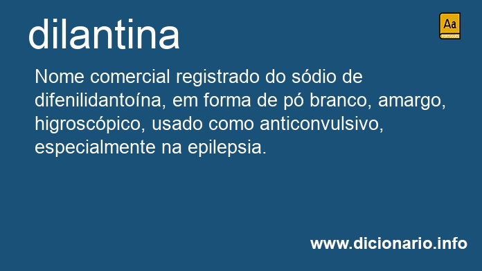 Significado de dilantina