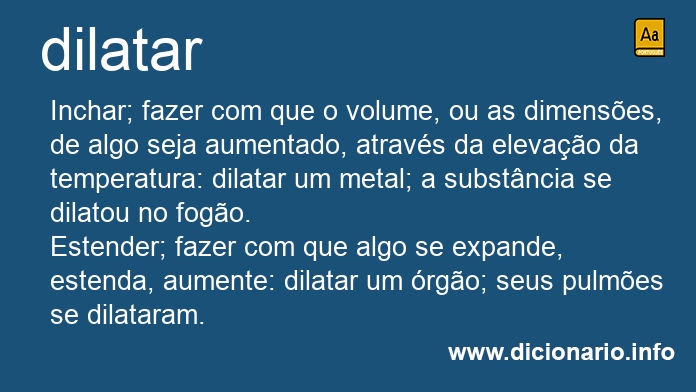 Significado de dilatasses