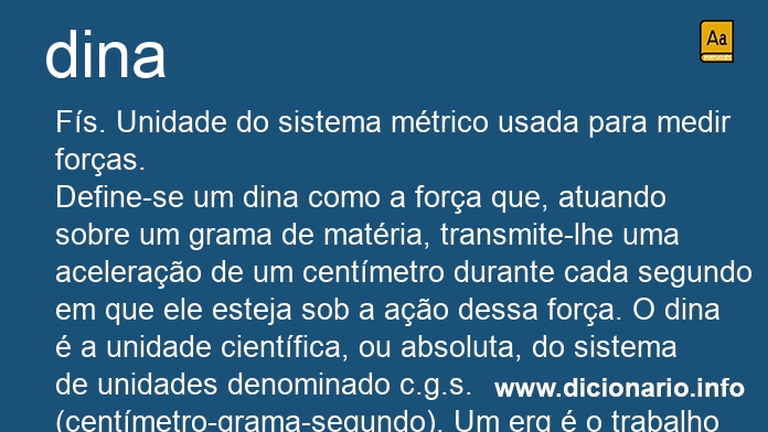 Significado de dina