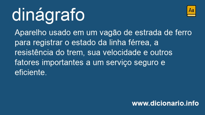 Significado de dingrafo