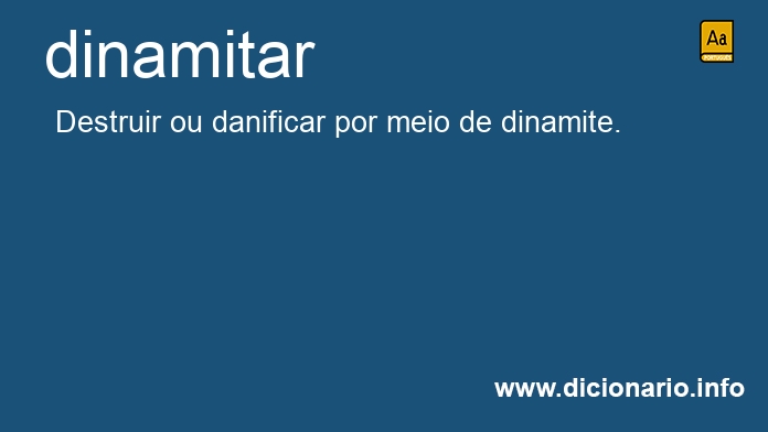 Significado de dinamitareis