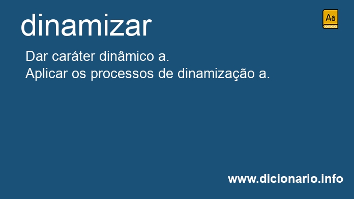 Significado de dinamizar