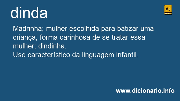 Significado de dinda