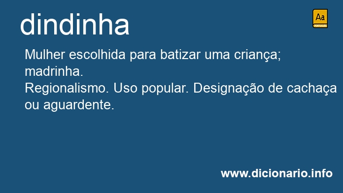 Significado de dindinha