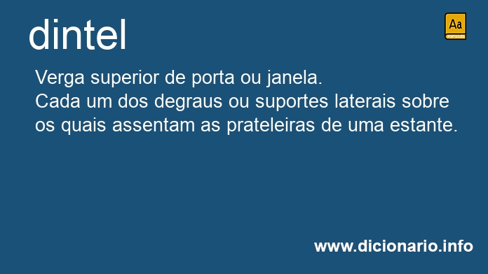 Significado de dintis