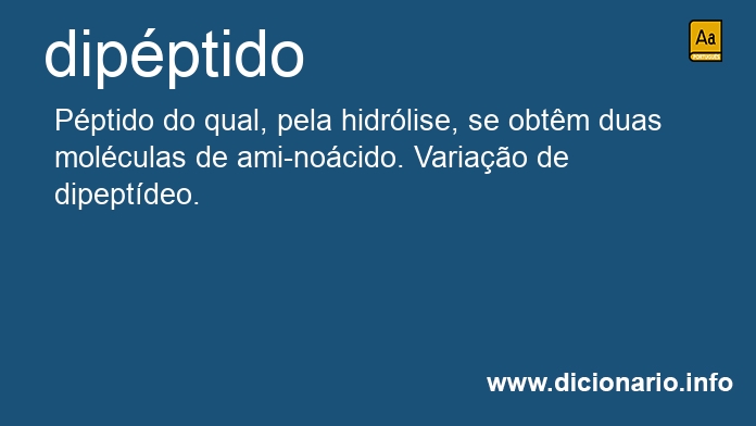 Significado de dipptido