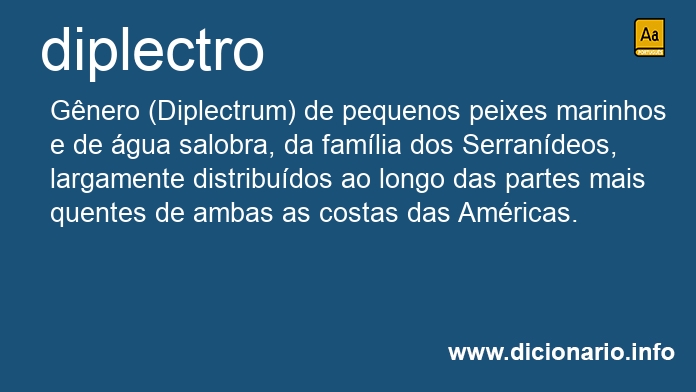 Significado de diplectro