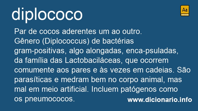 Significado de diplococa