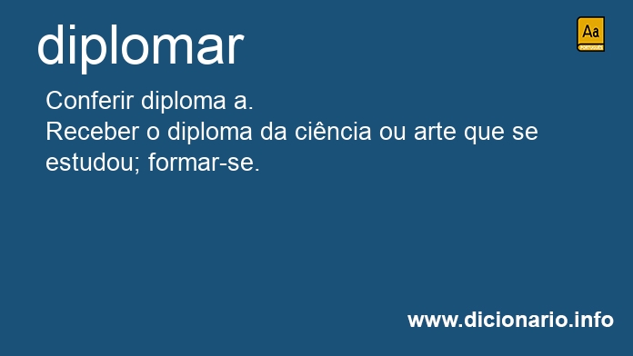 Significado de diplomai