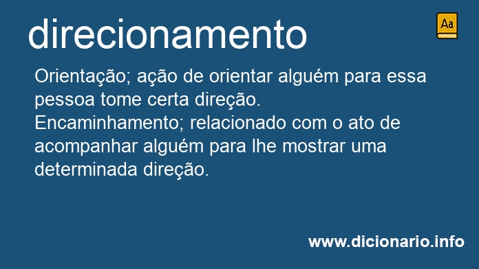 Significado de direcionamento
