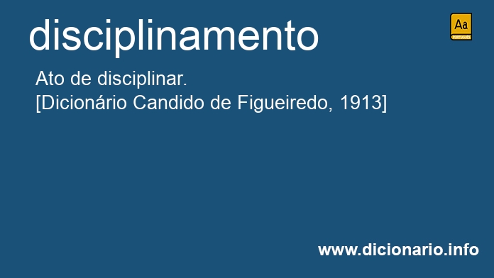 Significado de disciplinamento