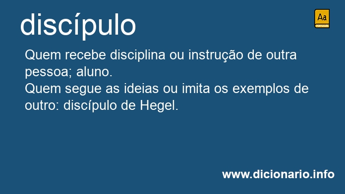 Significado de discpula