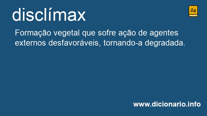 Significado de disclmax