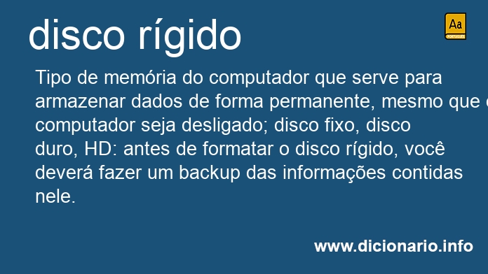 Significado de disco rgido