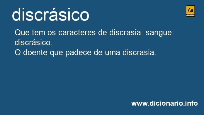 Significado de discrsica