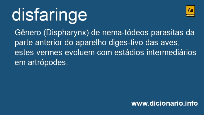 Significado de disfaringe