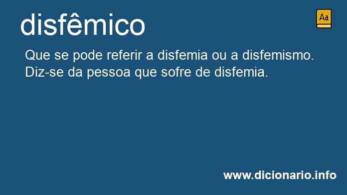 Significado de disfmico