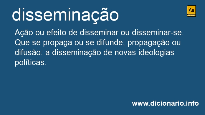 Significado de disseminaes