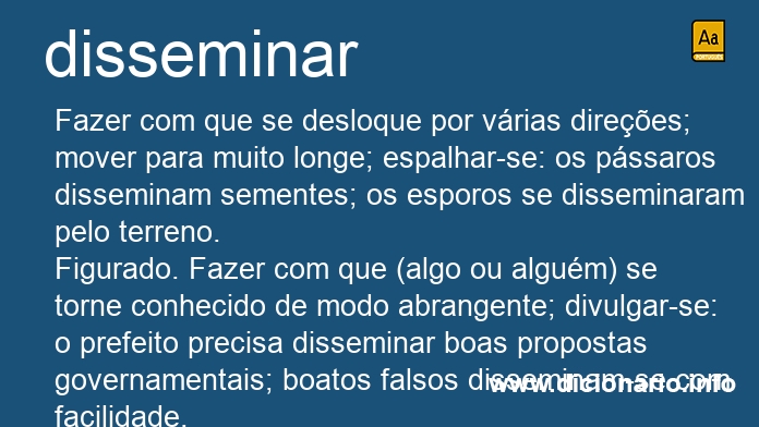 Significado de disseminais