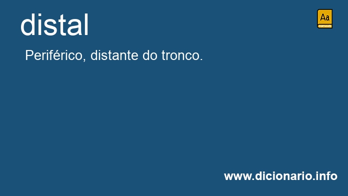 Significado de distal