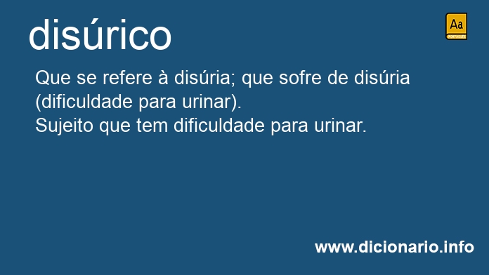 Significado de disrico