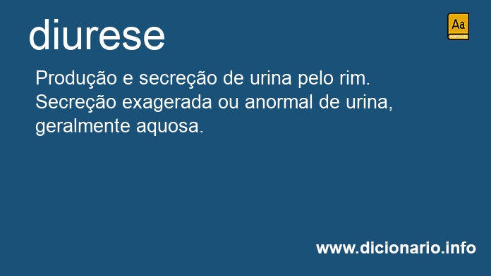 Significado de diurese