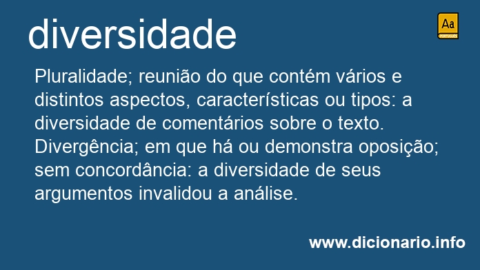 Significado de diversidade