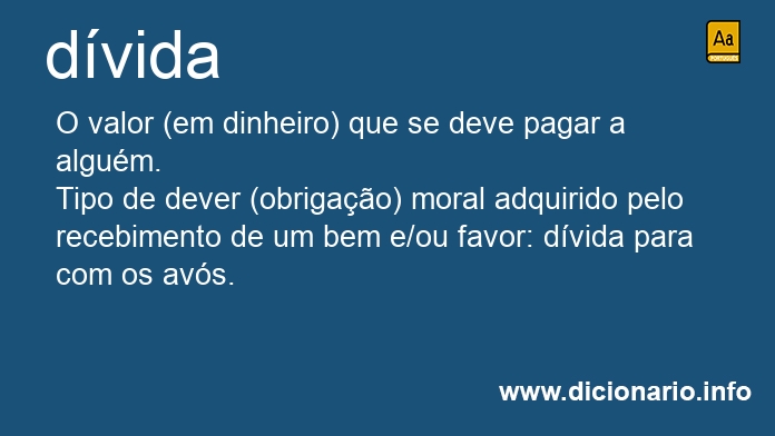 Significado de dvidas