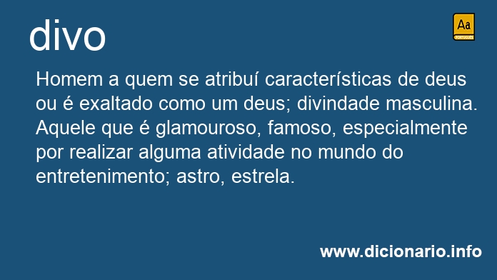 Significado de divo