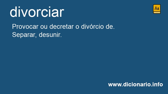 Significado de divorciar