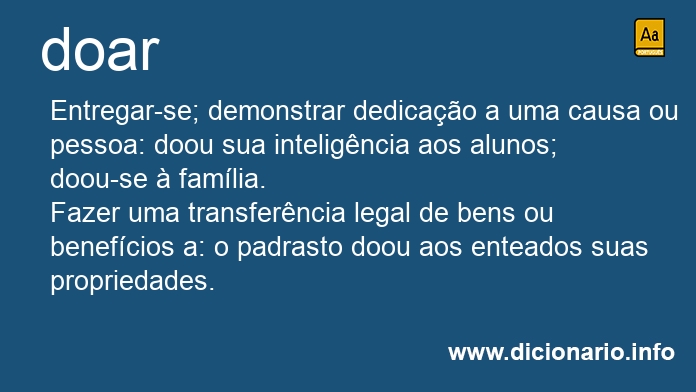 Significado de doai