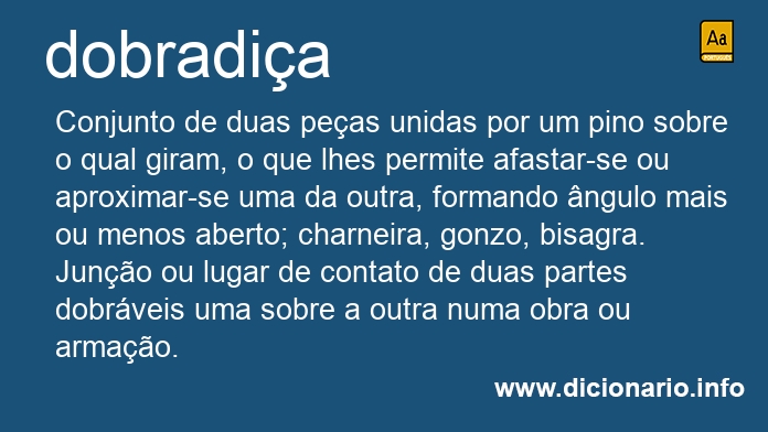 Significado de dobradia