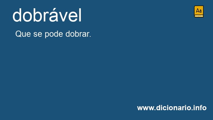 Significado de dobrvel