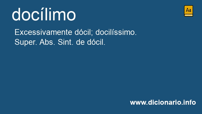 Significado de doclimo