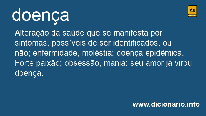 Significado de doena