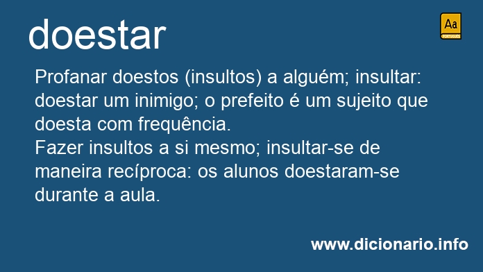 Significado de doestam