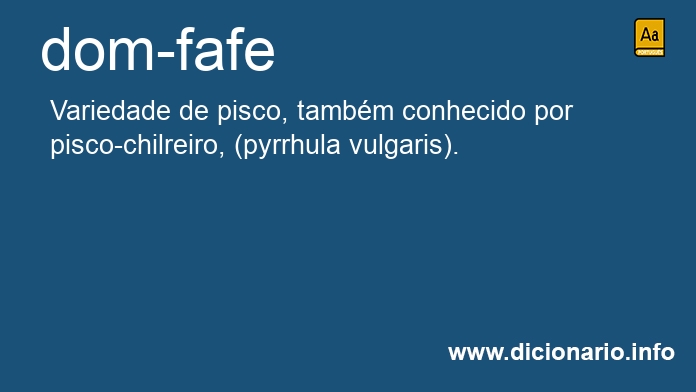 Significado de dom-fafe