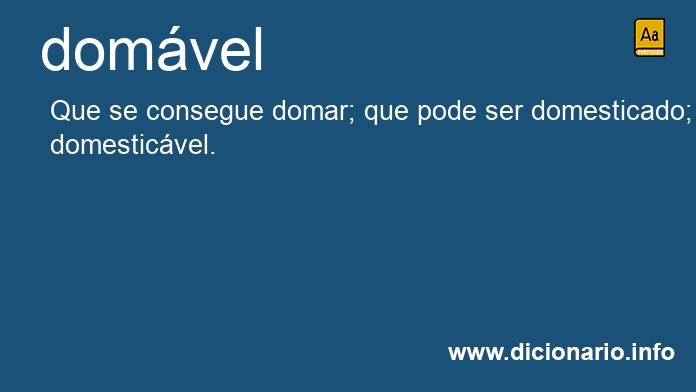 Significado de domvel