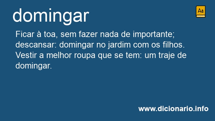 Significado de domingam