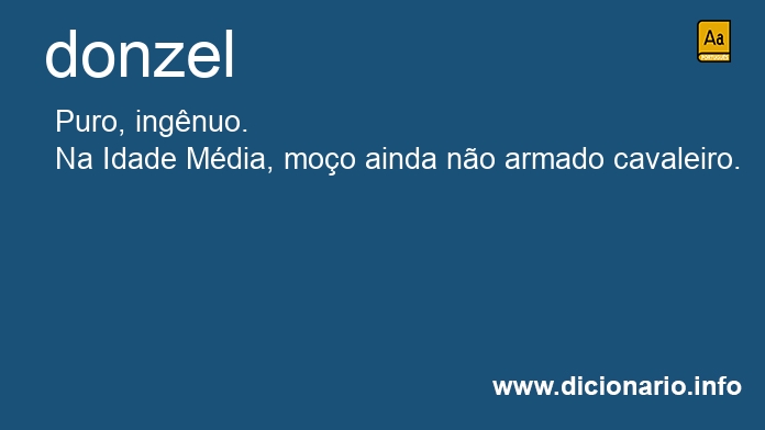 Significado de donzis