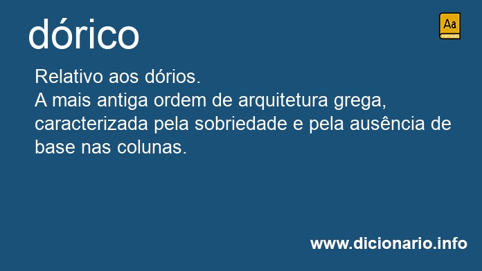 Significado de drica