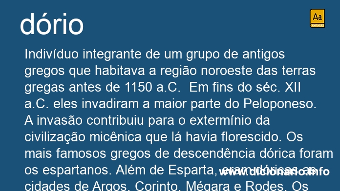 Significado de drio