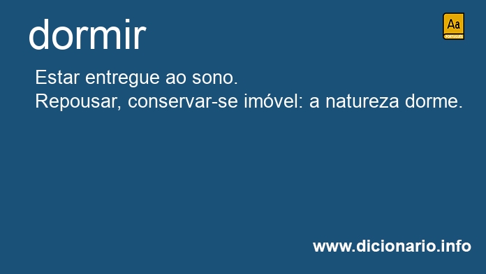 Significado de dormi