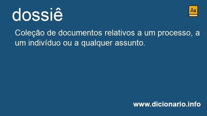 Significado de dossi