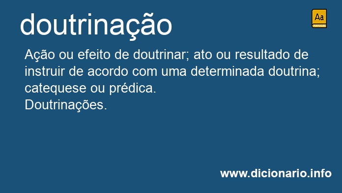 Significado de doutrinaes