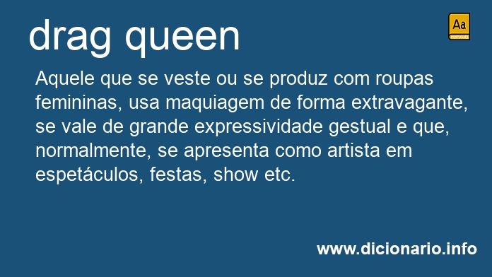Significado de drag queen