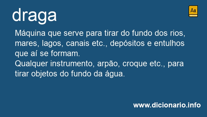 Significado de draga