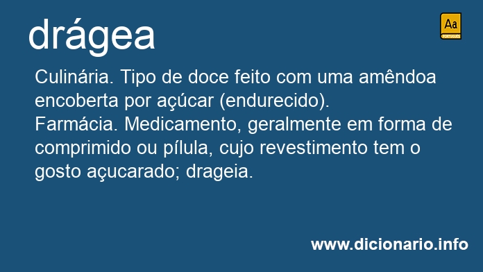 Significado de drgeas