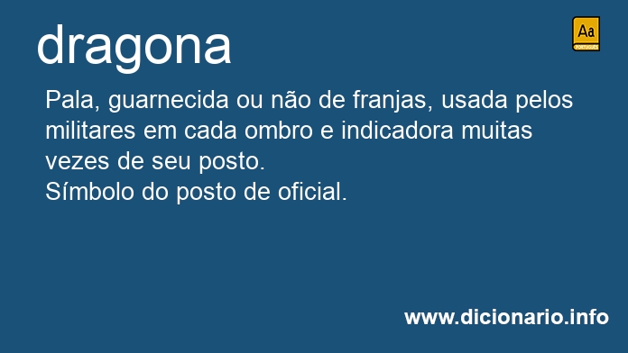 Significado de dragona