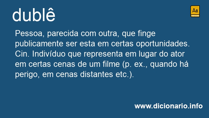 Significado de dubls